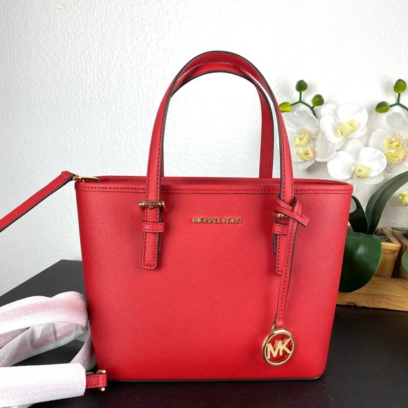 Michael Kors Jet Set Travel XS TZ Tote Bag - Picture 1 of 7